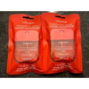 Ashley Belle Hand Sanitizer Spray Tik Tok Cranberry Sage Moisturizing 1 Fl Oz x2